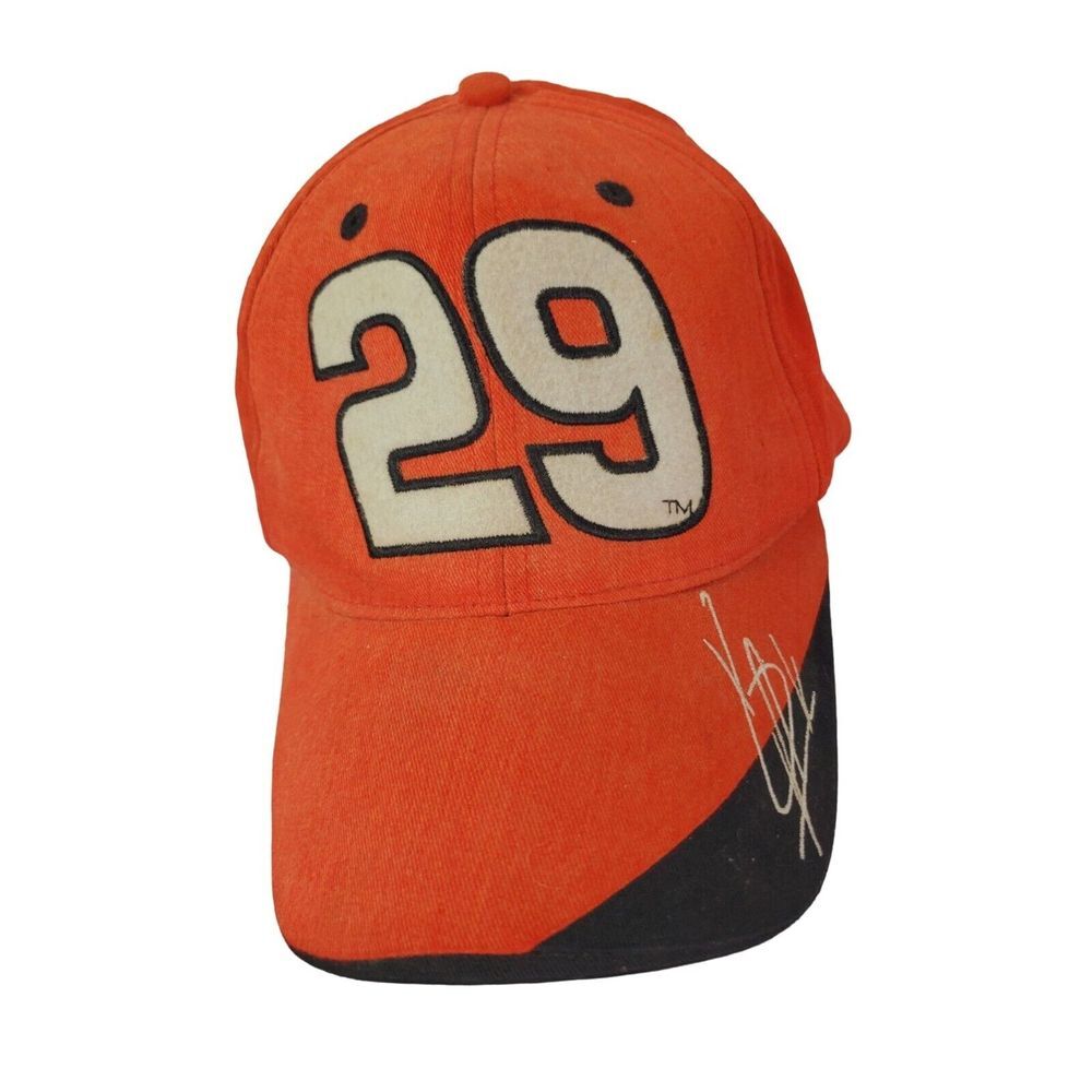 Competitors View Nascar Racing Hat Capโ #29 Kevin Harvick Orange